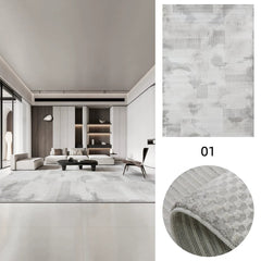 定番北欧風3Dデザインのウィルトン織カーペット(velvet)