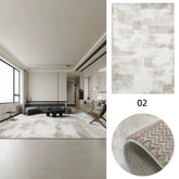 Classic Nordic 3D design Wilton woven carpet (velvet)