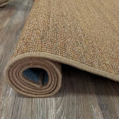Each piece is handmade. Luxury hand-woven sisal carpet (Amber)