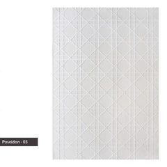 定番北欧風3Dデザインのウィルトン織カーペット(Poseidon)