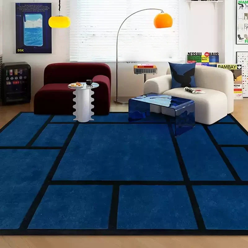 高級手作りタフティングガン刺しカーペット(Blueprint)