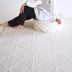 定番北欧風3Dデザインのウィルトン織カーペット(Poseidon)