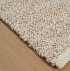 天然素材のみ使用した手織りカーペット!長くご愛用できる高品質な一品(Twilight Snow)