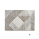 定番北欧風3Dデザインのウィルトン織カーペット(Square)