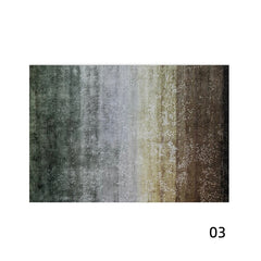 モノクロの部屋にぴったり。おしゃれグレーのウィルトン織ラグ(Keladi)