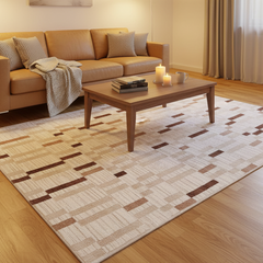 定番北欧風3Dデザインのウィルトン織カーペット(Mosaic Bloom)