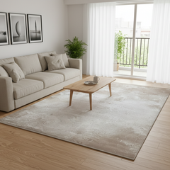 定番北欧風3Dデザインのウィルトン織カーペット(Erhai Blue)