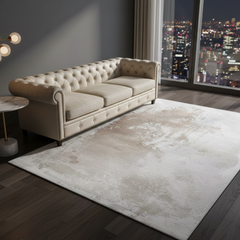 定番北欧風3Dデザインのウィルトン織カーペット(Erhai Blue)