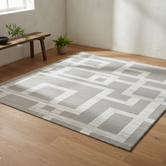 定番北欧風3Dデザインのウィルトン織カーペット(Bern)