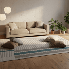 定番北欧風3Dデザインのウィルトン織カーペット(Grande)