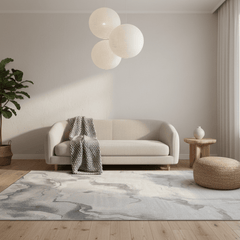 定番北欧風3Dデザインのウィルトン織カーペット(Weston Waterway)