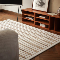 モダンフレンチがかわいい。立体カットデザイン高級ウィルトン織カーペット(Biscuit)