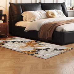 Classic Scandinavian 3D design Wilton woven carpet (Moonlit Garden)