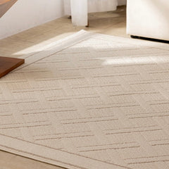 定番北欧風3Dデザインのウィルトン織カーペット(Waterproof Carpet-30)