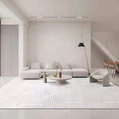 定番北欧風3Dデザインのウィルトン織カーペット(Lz)