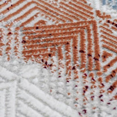 定番北欧風3Dデザインのウィルトン織カーペット(lyoness)