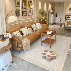 定番北欧風3Dデザインのウィルトン織カーペット(Winnie)