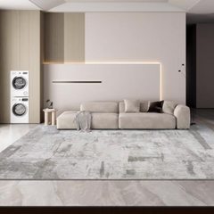 定番北欧風3Dデザインのウィルトン織カーペット(Glacier)