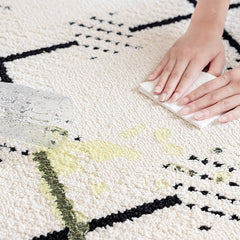 定番北欧風3Dデザインのウィルトン織カーペット(Waterproof Carpet-18)