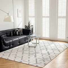 定番北欧風3Dデザインのウィルトン織カーペット(Waterproof Carpet-14)