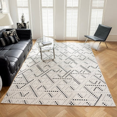 定番北欧風3Dデザインのウィルトン織カーペット(Waterproof Carpet-14)