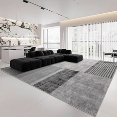 A classic Nordic 3D design Wilton woven carpet (Sea of Clouds)