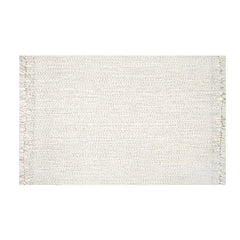 南国ナチュラルな雰囲気に!職人手織り製フリンジカーペット(SOFTY)