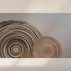 夏季に適した天然ジュート製カーペット(Galaxy)