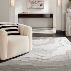 高級手作りタフティングガン刺しカーペット(Waves)