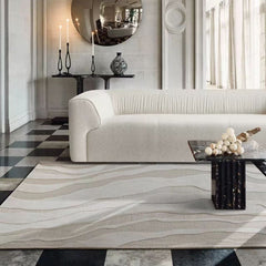 高級手作りタフティングガン刺しカーペット(Waves)