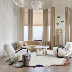 高級手作りタフティングガン刺しカーペット(ebb tide)