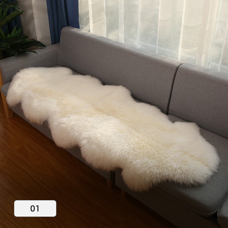 オーストラリア産高品質シープスキンラグ：厚手の長毛、快適さと贅沢さの完璧な融合（Sheepskin）