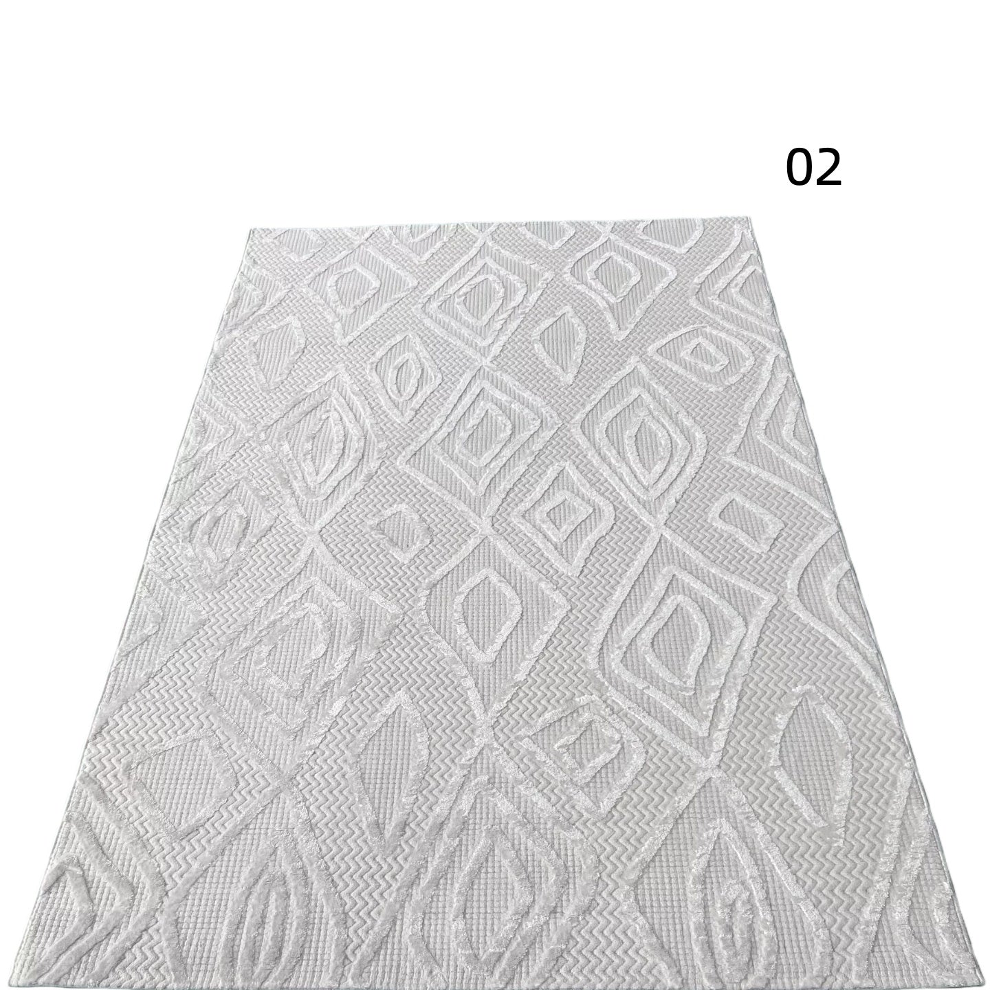 定番北欧風3Dデザインのウィルトン織カーペット（Bern）