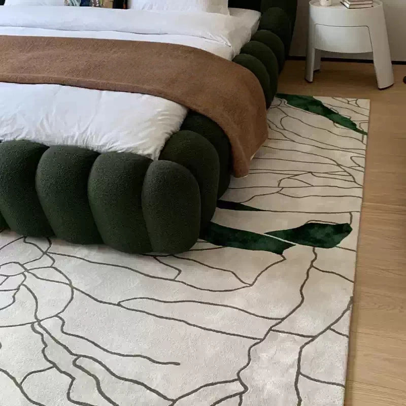 高級手作りタフティングガン刺しカーペット（Verdant Vein）