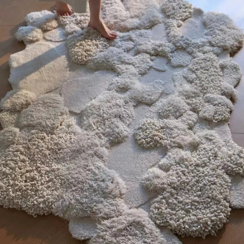 高級手作りタフティングガン刺しカーペット（Stone Mist）