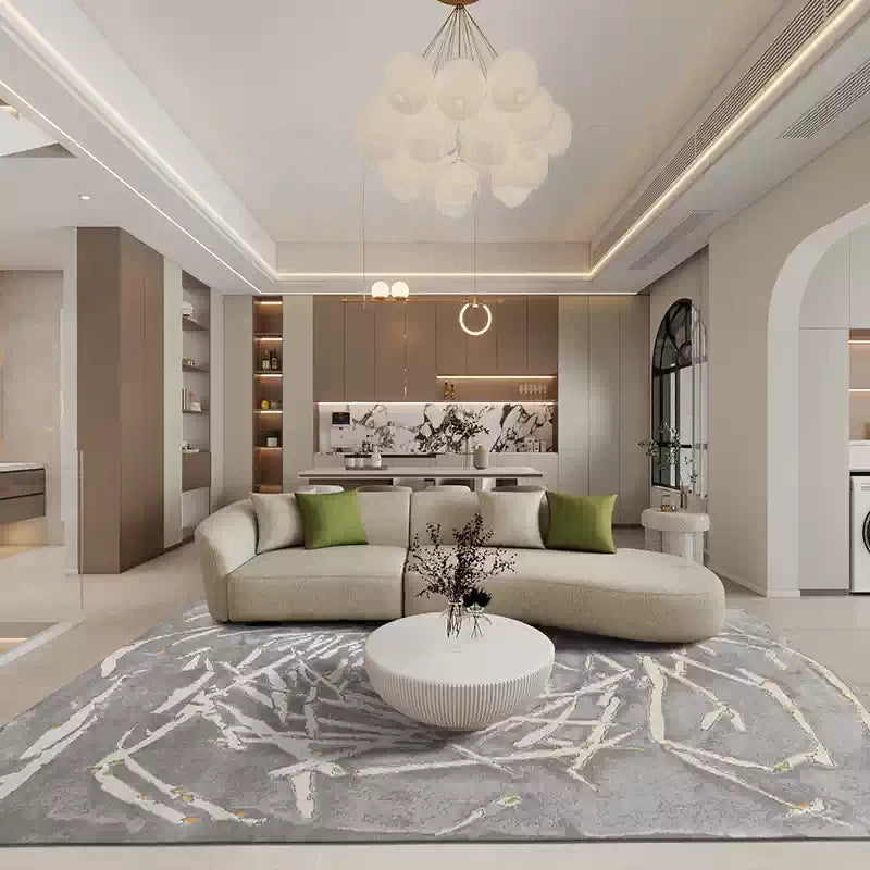 高級手作りタフティングガン刺しカーペット（Willow Spiral）