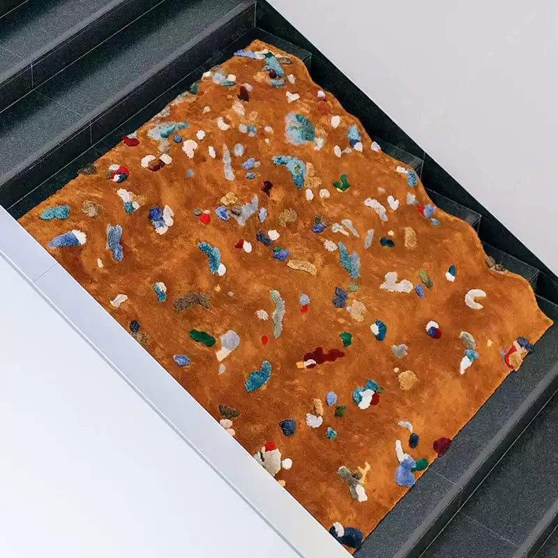 高級手作りタフティングガン刺しカーペット（Confetti Field）