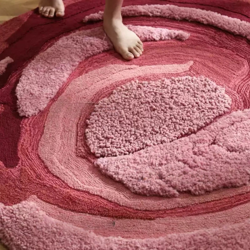 高級手作りタフティングガン刺しカーペット（Rosette Core）