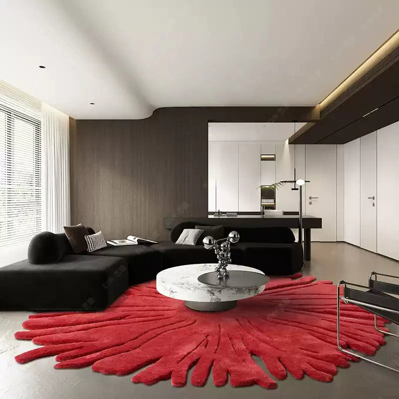 高級手作りタフティングガン刺しカーペット（Ember Bloom）