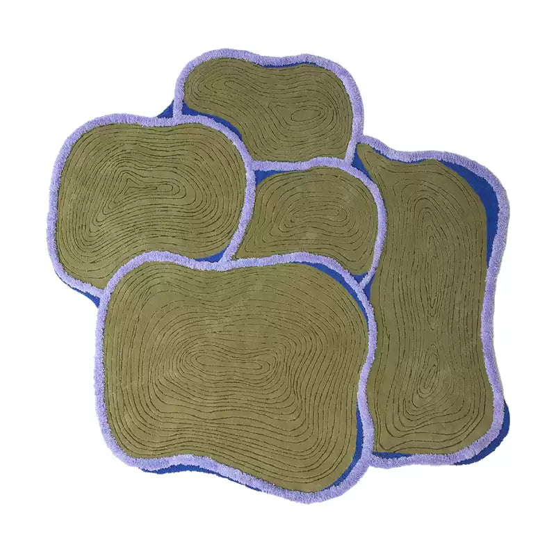 高級手作りタフティングガン刺しカーペット（Moss Shore）