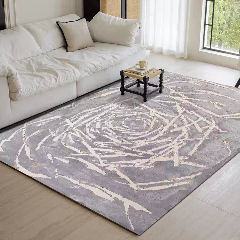 高級手作りタフティングガン刺しカーペット（Willow Spiral）