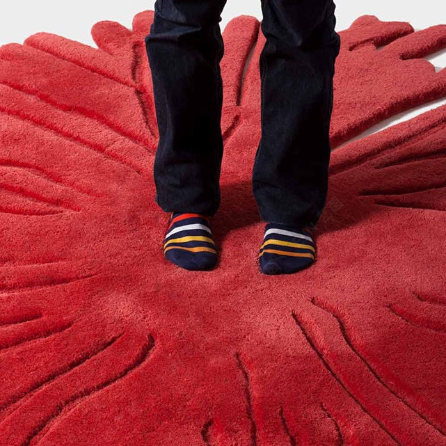 高級手作りタフティングガン刺しカーペット（Ember Bloom）