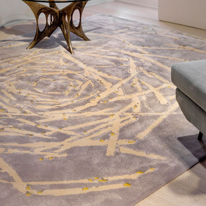 高級手作りタフティングガン刺しカーペット（Willow Spiral）