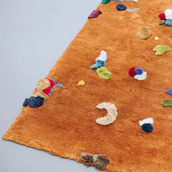 高級手作りタフティングガン刺しカーペット（Confetti Field）