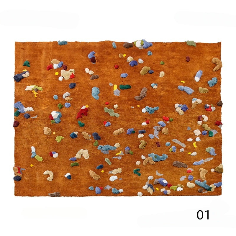 高級手作りタフティングガン刺しカーペット（Confetti Field）