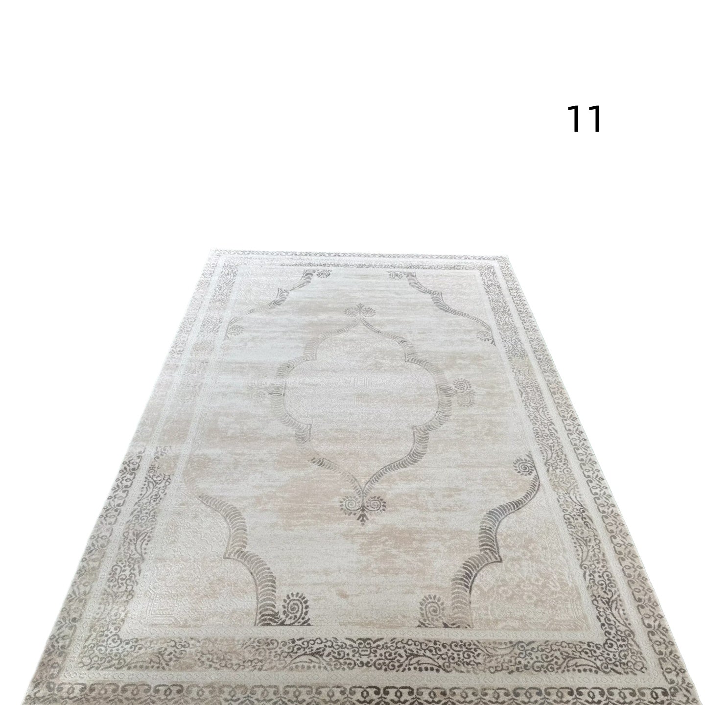 定番北欧風3Dデザインのウィルトン織カーペット（Mandor）