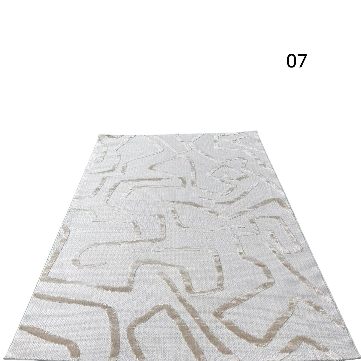 定番北欧風3Dデザインのウィルトン織カーペット（Bern）