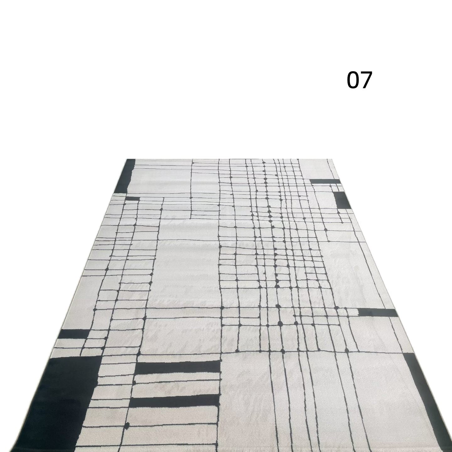 定番北欧風3Dデザインのウィルトン織カーペット（Porla）