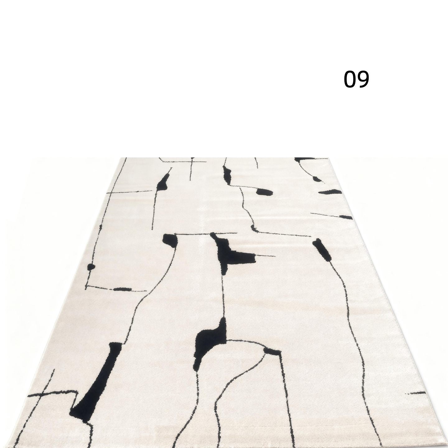 定番北欧風3Dデザインのウィルトン織カーペット（Porla）