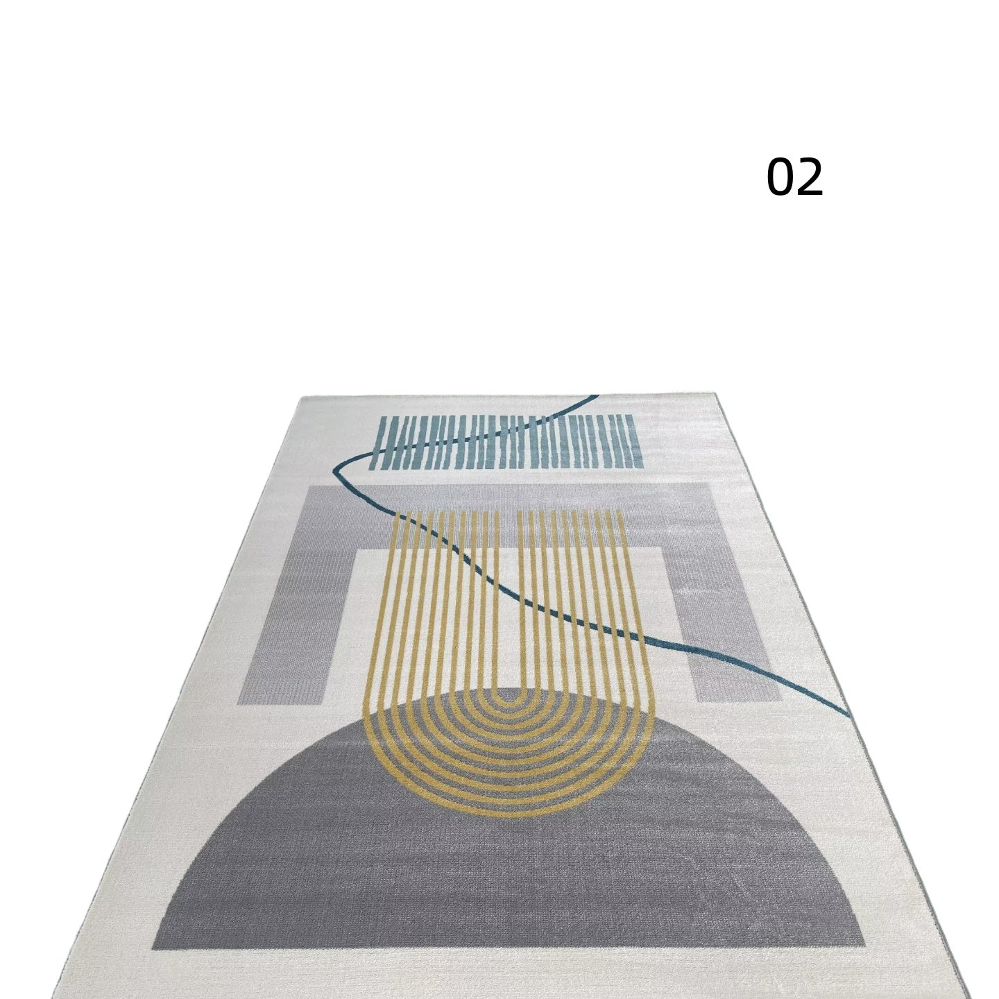 定番北欧風3Dデザインのウィルトン織カーペット（Grande）